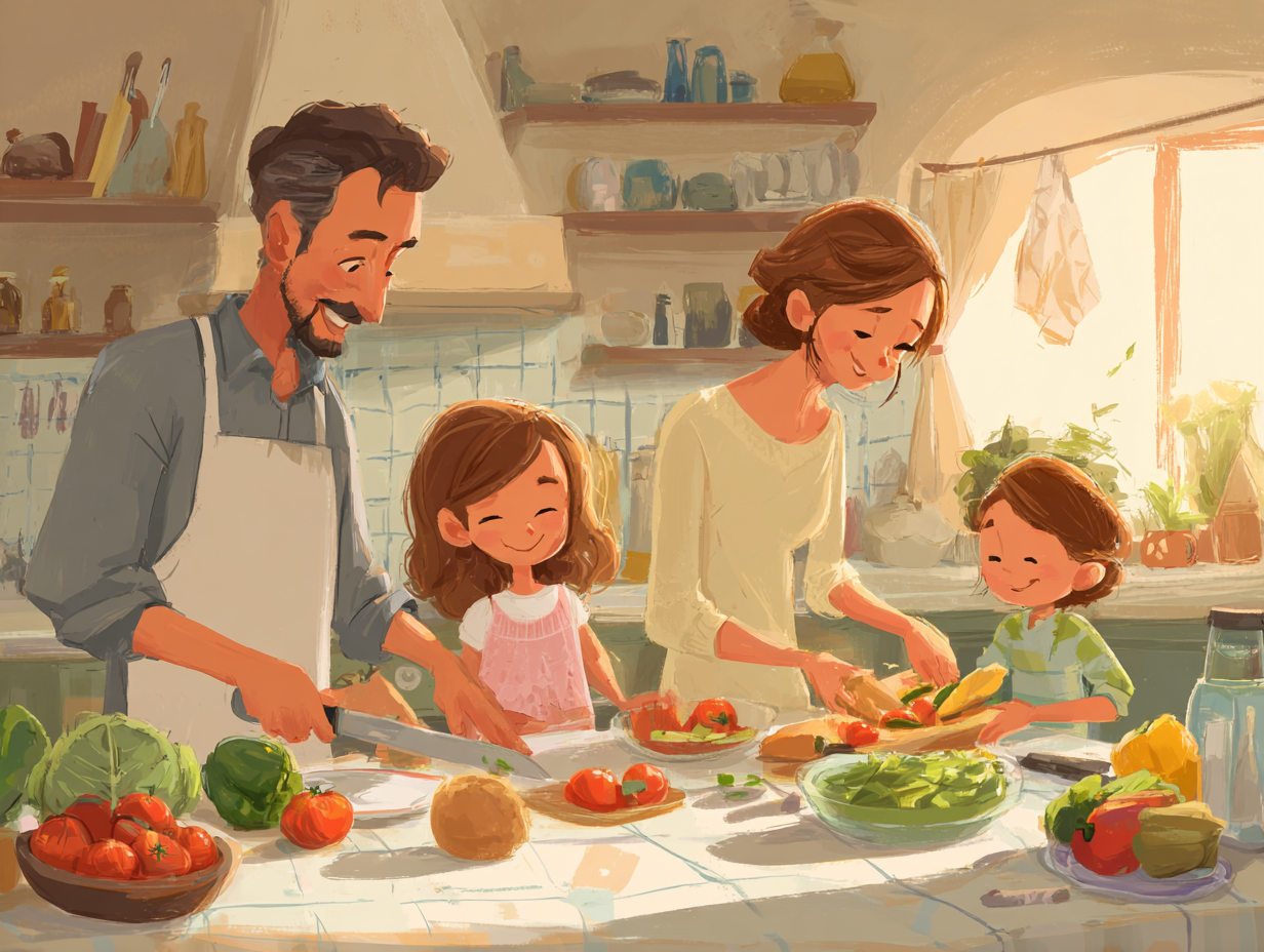 Збалансоване харчування з різноманітними продуктами